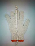12 Pairs Cotton Polyester Work Gloves - White