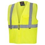 High Visibility Zip-Up Safety Vest - Yellow/Green