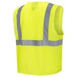 High Visibility Zip-Up Safety Vest - Yellow/Green
