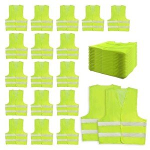 36 Pack High Visibility Reflective Safety Vests