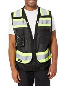 Radians Heavy Duty Surveyor Safety Vest - Black