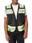 Radians Heavy Duty Surveyor Safety Vest - Black