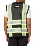 Radians Heavy Duty Surveyor Safety Vest - Black