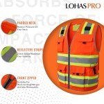 High Visibility Reflective Safety Vest for Workers