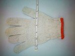 12 Pairs Cotton Polyester Work Gloves - White
