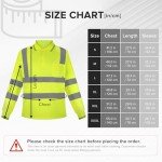 Hi-Vis Reflective Long Sleeve Polo Shirts - 6 Pack
