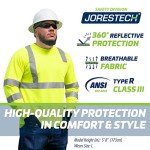 High Visibility Long Sleeve Reflective Safety T-Shirt