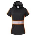 High-Visibility Reflective Women's Safety Shirt
