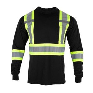 High Visibility Reflective Long Sleeve Safety T-Shirt
