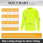 3-Pack High Visibility Reflective Safety Shirts for Men