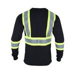 High Visibility Reflective Long Sleeve Safety T-Shirt