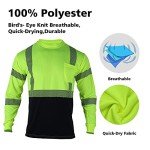 Vendace 3-Pack Reflective Safety T-Shirts for Men