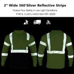 Vendace 3-Pack Reflective Safety T-Shirts for Men