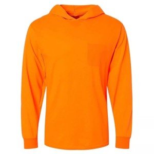 L&M® Hi-Vis Long Sleeve Safety Hoodie