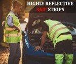 10PCS High Visibility Safety Vests Set