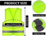 10PCS High Visibility Safety Vests Set