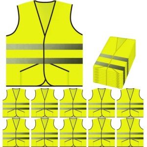 Reflective Pocket Safety Vest Bulk Pack for All