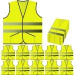 Reflective Pocket Safety Vest Bulk Pack for All