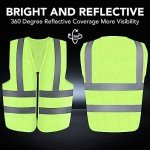 Reflective Safety Vest Set for Men and Women