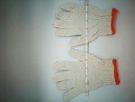 12 Pairs Cotton Polyester Work Gloves - White