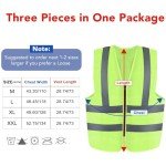 Reflective Safety Vest Set for Men and Women