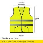 Reflective Pocket Safety Vest Bulk Pack for All