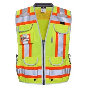 High Visibility Heavy Duty Reflective Safety Vest