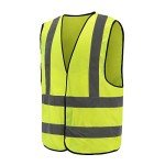 AYKRM High-Visibility Safety Vest (XS-8XL) Yellow