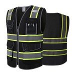 High Visibility Reflective Safety Vest with Pockets