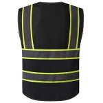 High Visibility Reflective Safety Vest with Pockets