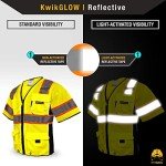 High Visibility Executive Safety Vest with 10 Pockets