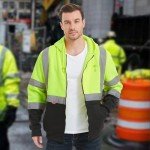 High Visibility Class 3 Safety Hoodie, Green 2XL