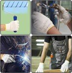12 Pairs Cotton Polyester Work Gloves - White