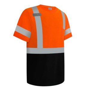 High Visibility Men's Work Shirt – Orange XL