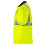High Visibility Reflective Safety Polo Shirt - Yellow