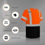 High Visibility Men's Work Shirt – Orange XL