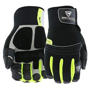 Yeti Waterproof Winter Work Gloves - HI-VIS Safety