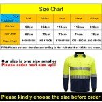 High Visibility Two-Tone Long Sleeve Safety Shirt