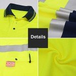 High Visibility Two-Tone Long Sleeve Safety Shirt