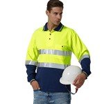 High Visibility Two-Tone Long Sleeve Safety Shirt