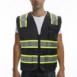 High Visibility Class 2 Safety Vest with Pockets