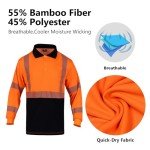 Men's Hi-Vis Reflective Polo Shirt - Class 3
