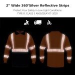 Men's Hi-Vis Reflective Polo Shirt - Class 3