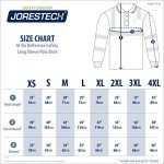 Reflective Safety Polo Shirt, Long Sleeve, Yellow