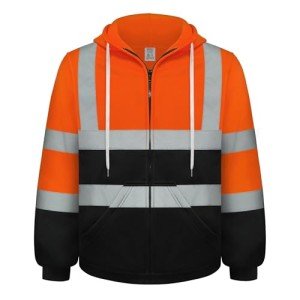 Hi-Vis Reflective Hoodie for Men & Women