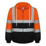 Hi-Vis Reflective Hoodie for Men & Women