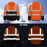 Hi-Vis Reflective Hoodie for Men & Women