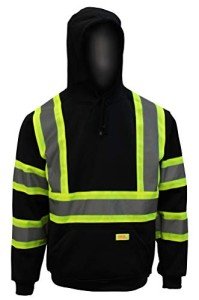 Hi-Viz Men's Hooded Sweatshirt - ANSI Class 1