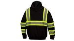 Pyramex RSZH34 Hi-Vis Black Sweatshirt, 2X Large