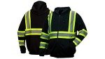Pyramex RSZH34 Hi-Vis Black Sweatshirt, 2X Large